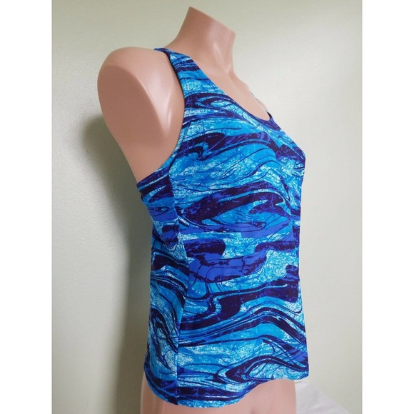 Go by Gossip Active swim racerback tankini top size S - Picture 2 of 4